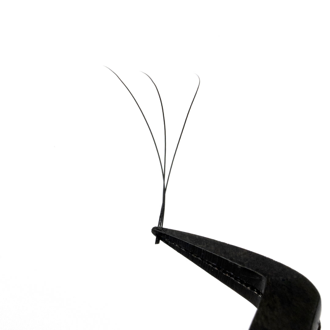 Professional Eyelash Extension - 3D Clover - C Curl - 0.07