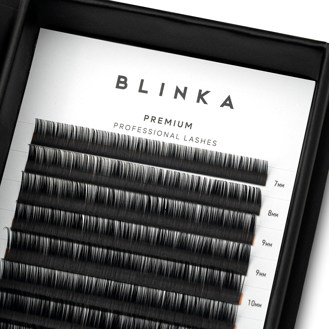 Premium Eyelash Extension – C Curl – 0,15 – Mix