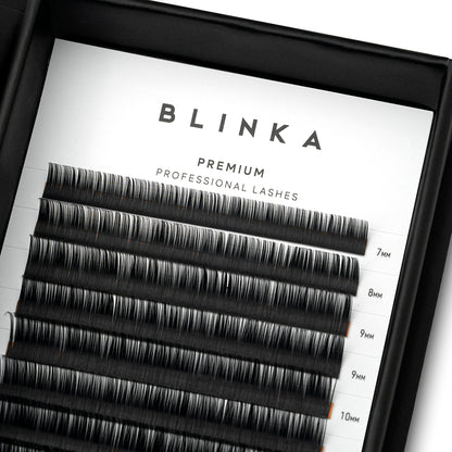 Premium Eyelash Extension – C Curl – 0,15 – Mix