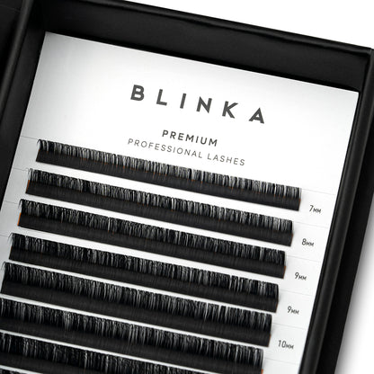 Premium Eyelash Extension  - D Curl - 0,15 - Mix