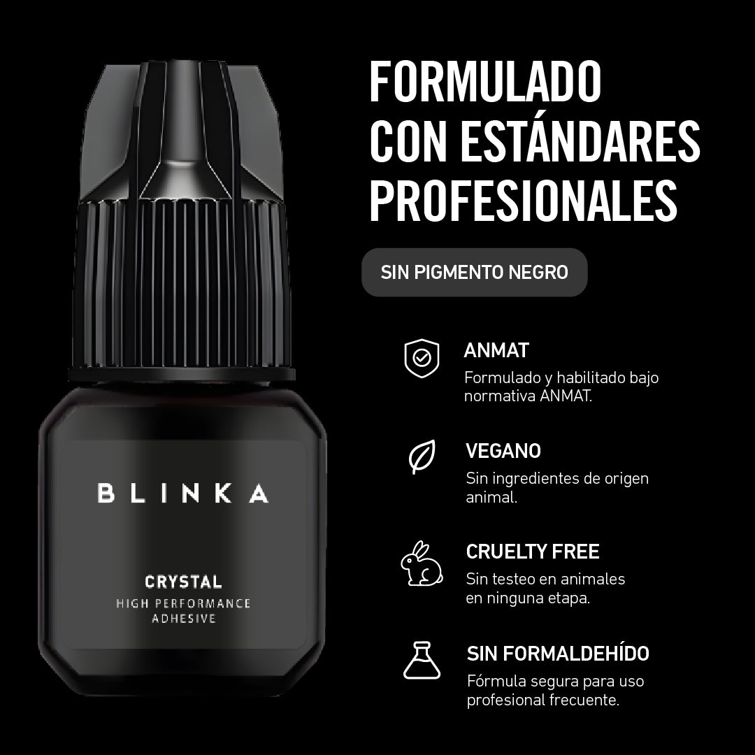 Adhesivo Para Extensiones De Pestañas Crystal 3g