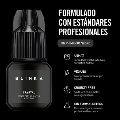 Adhesivo Para Extensiones De Pestañas Crystal 3g