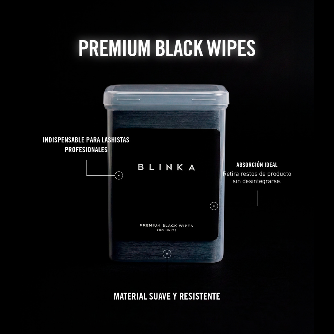 Premium Black Wipes