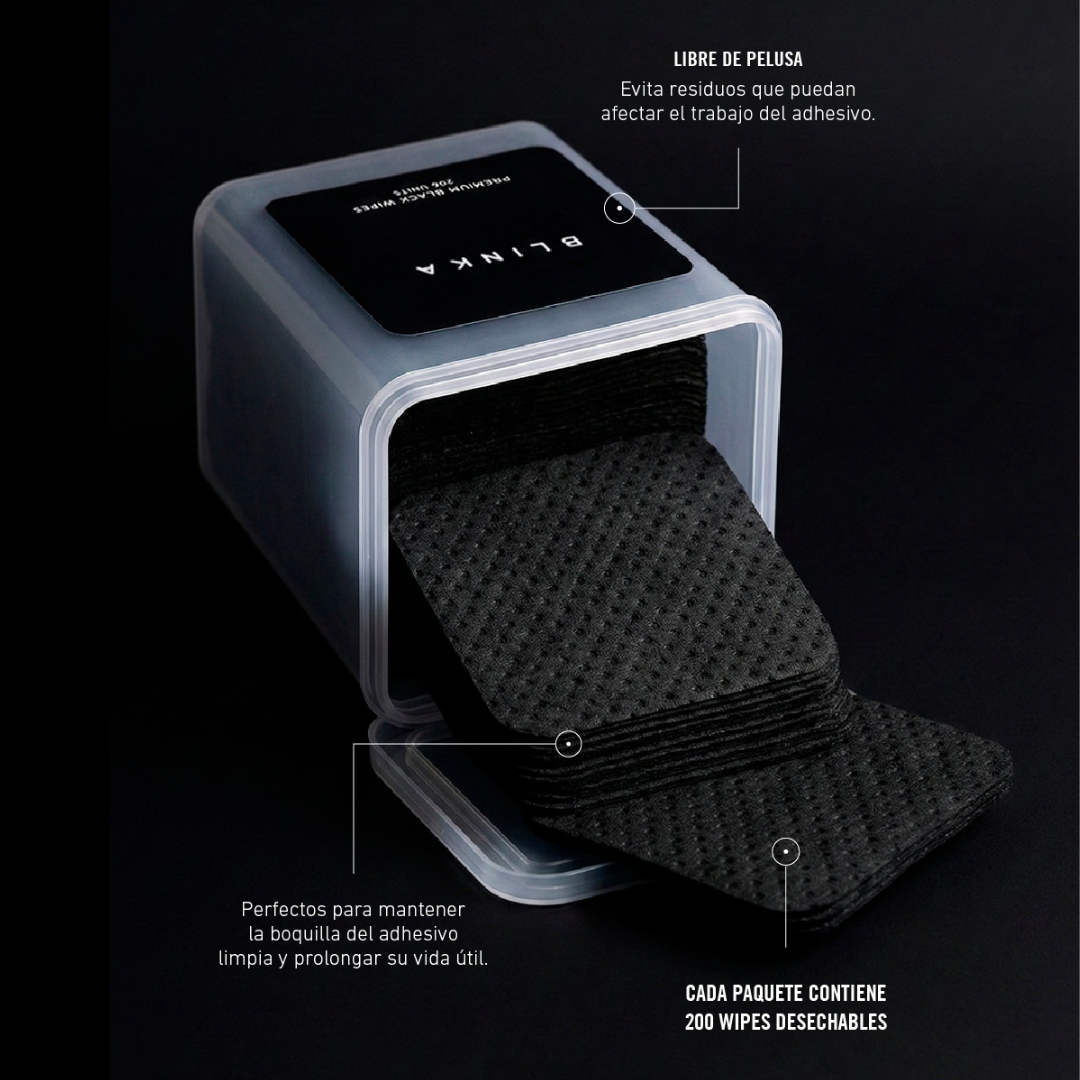 Premium Black Wipes